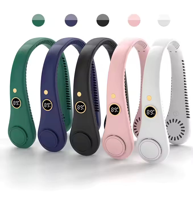 5 SPEED RECHARGABLE USB  NECK FAN