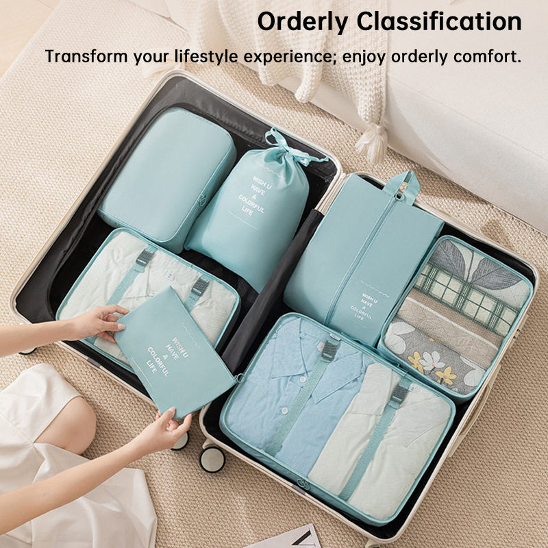 7-Piece Packing Cubes Travel Organizer Set
