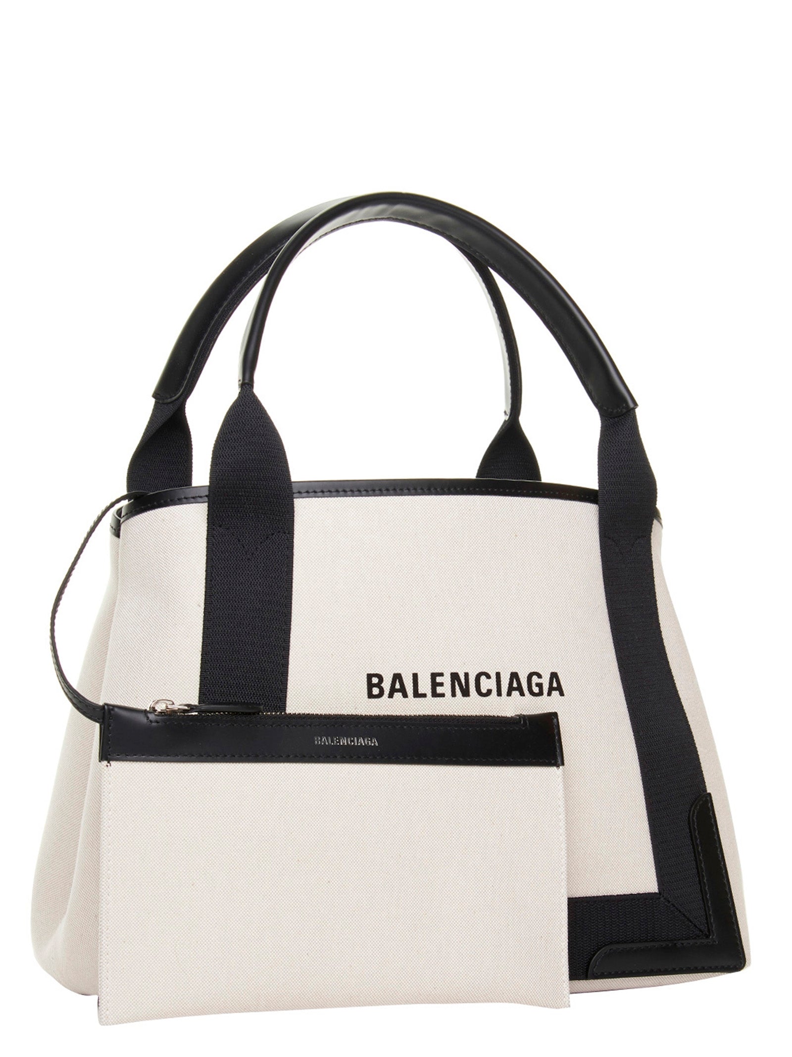 Balenciaga Small ‘Navy Cabas’ Shopping Bag Tote Bag