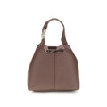 Coccinelle Beige Calf Leather Bos Taurus Shoulder Bag