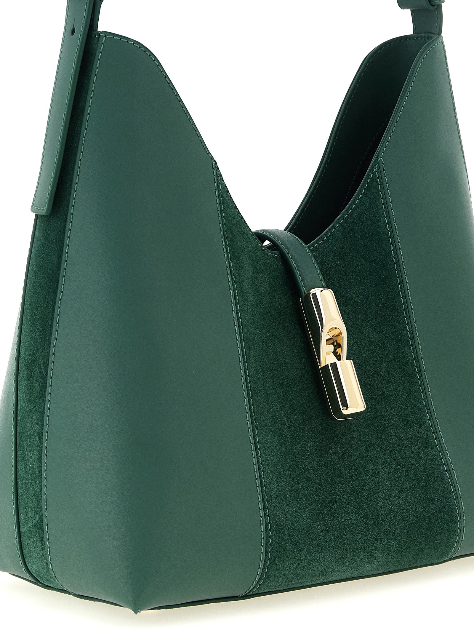 Furla Bicolor Calfskin Shoulder Bag