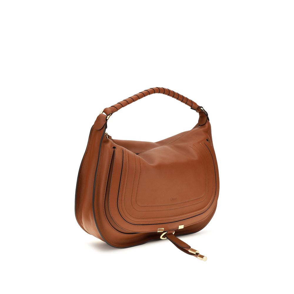 Chloé Brown Calf Leather Bos Taurus Shoulder Bag