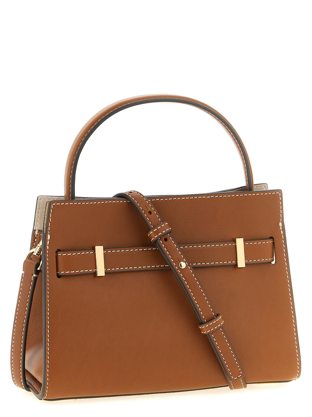 Tory Burch Brown Cowhide Crossbody Bag