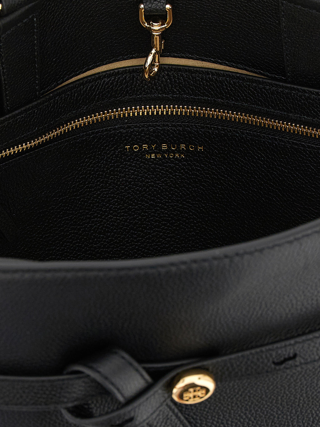 Tory Burch Black Cowhide Crossbody Bag
