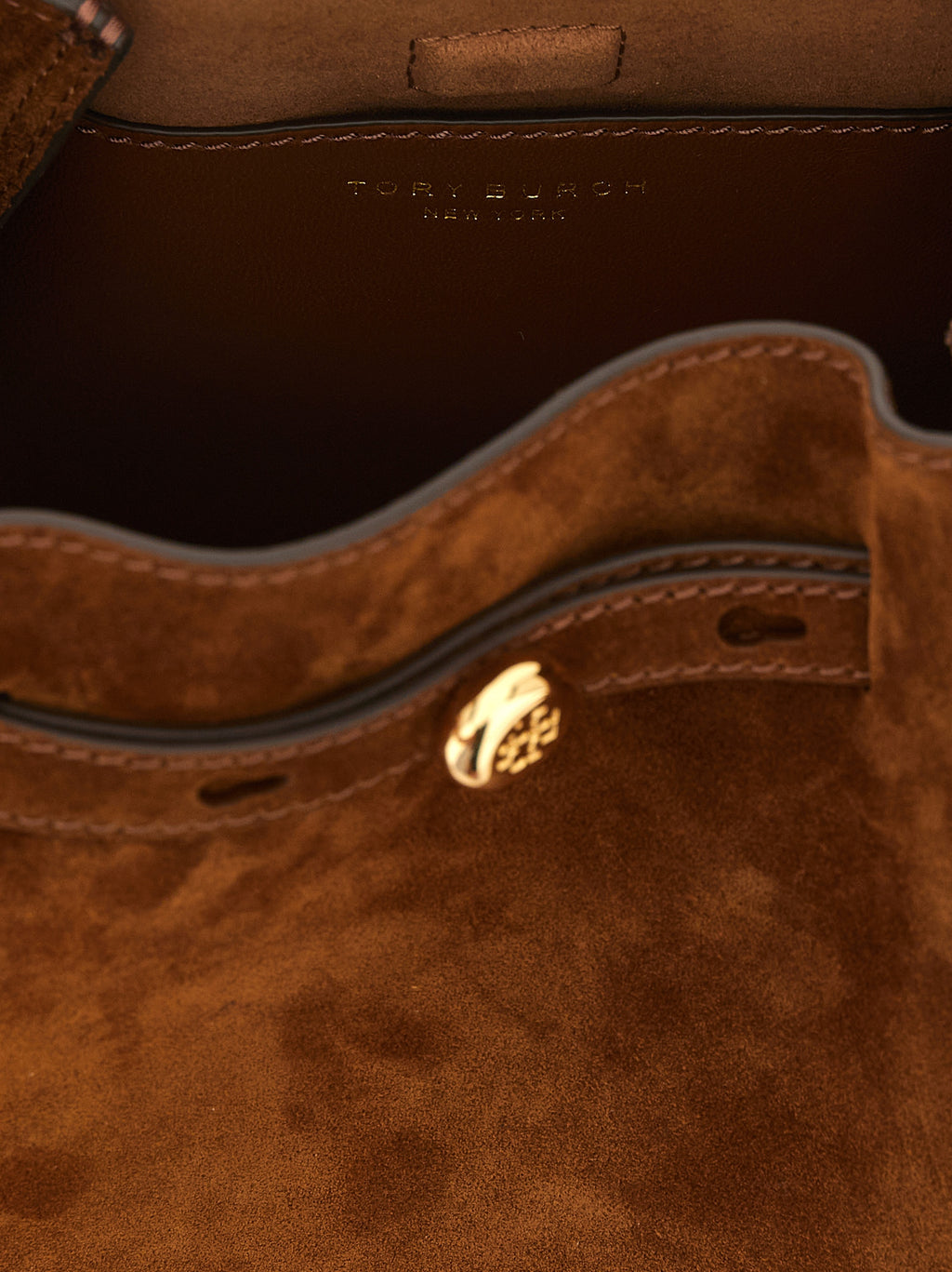 Tory Burch Brown Bovine Leather Crossbody Bag