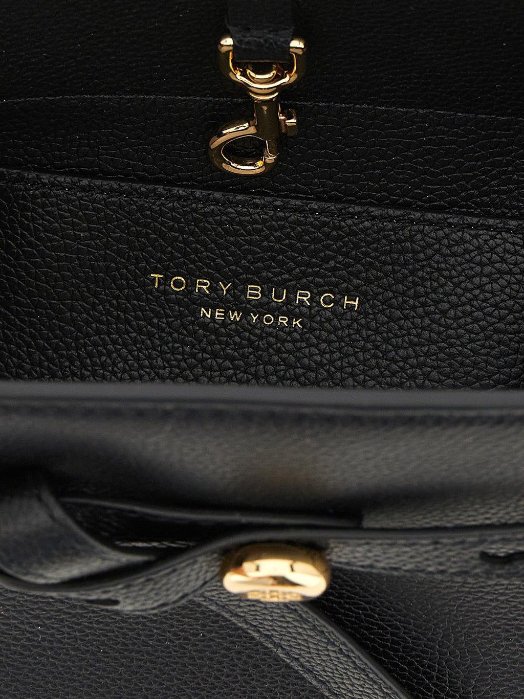 Tory Burch Black Cowhide Crossbody Bag