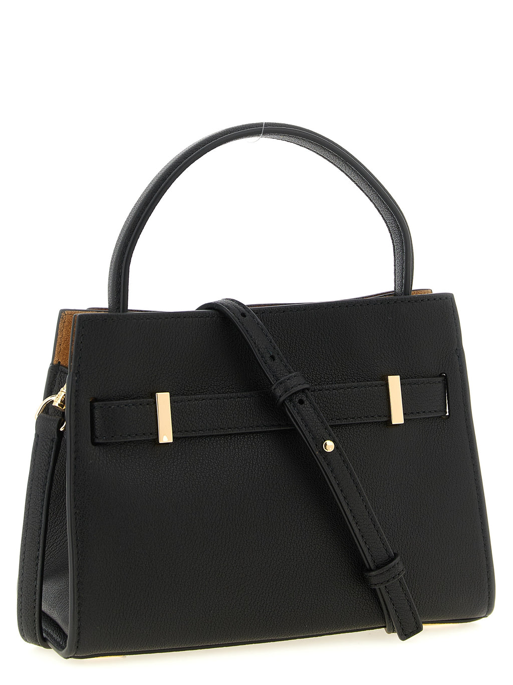 Tory Burch Black Lambskin Crossbody Bag