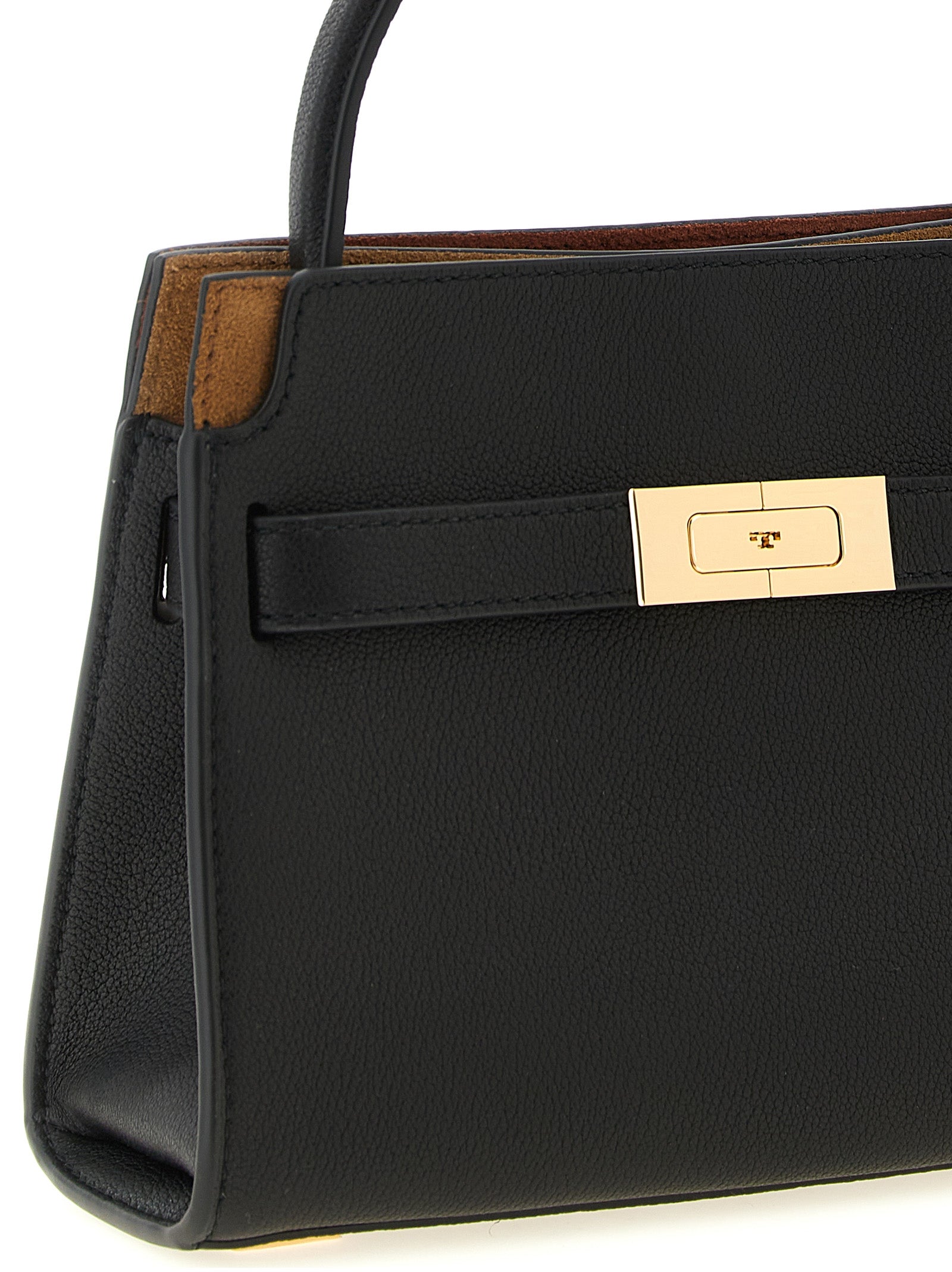 Tory Burch Black Lambskin Crossbody Bag