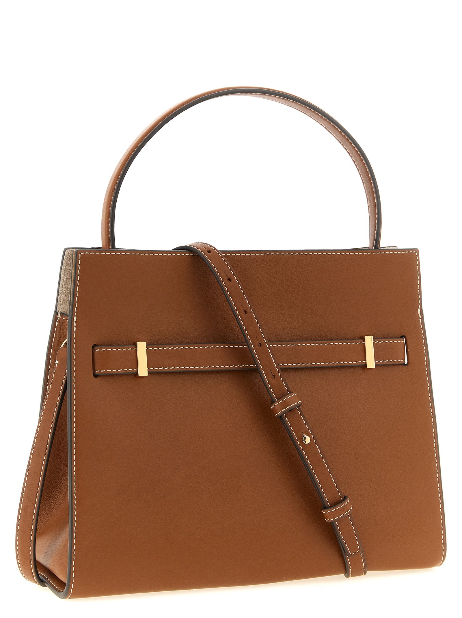 Tory Burch Brown Cowhide Crossbody Bag