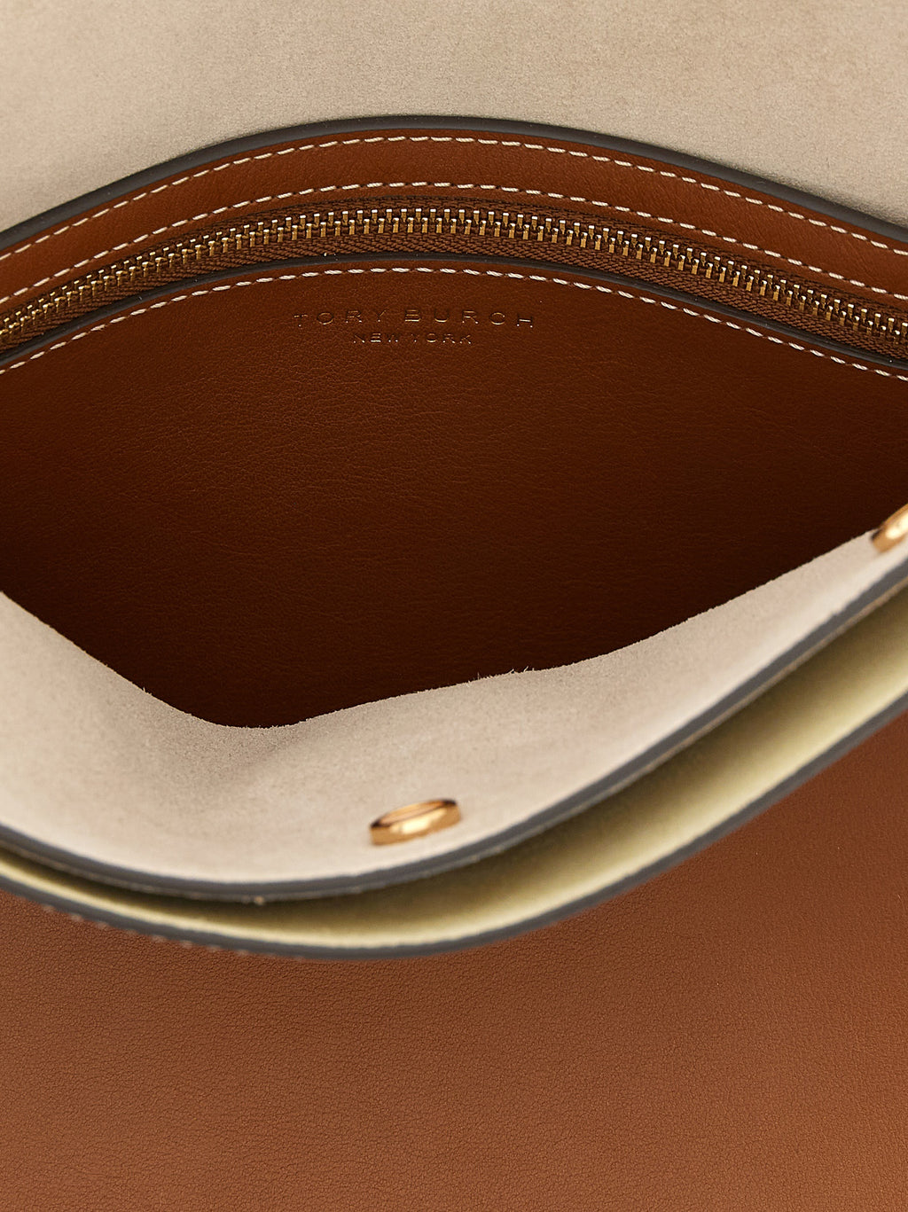 Tory Burch Brown Cowhide Crossbody Bag