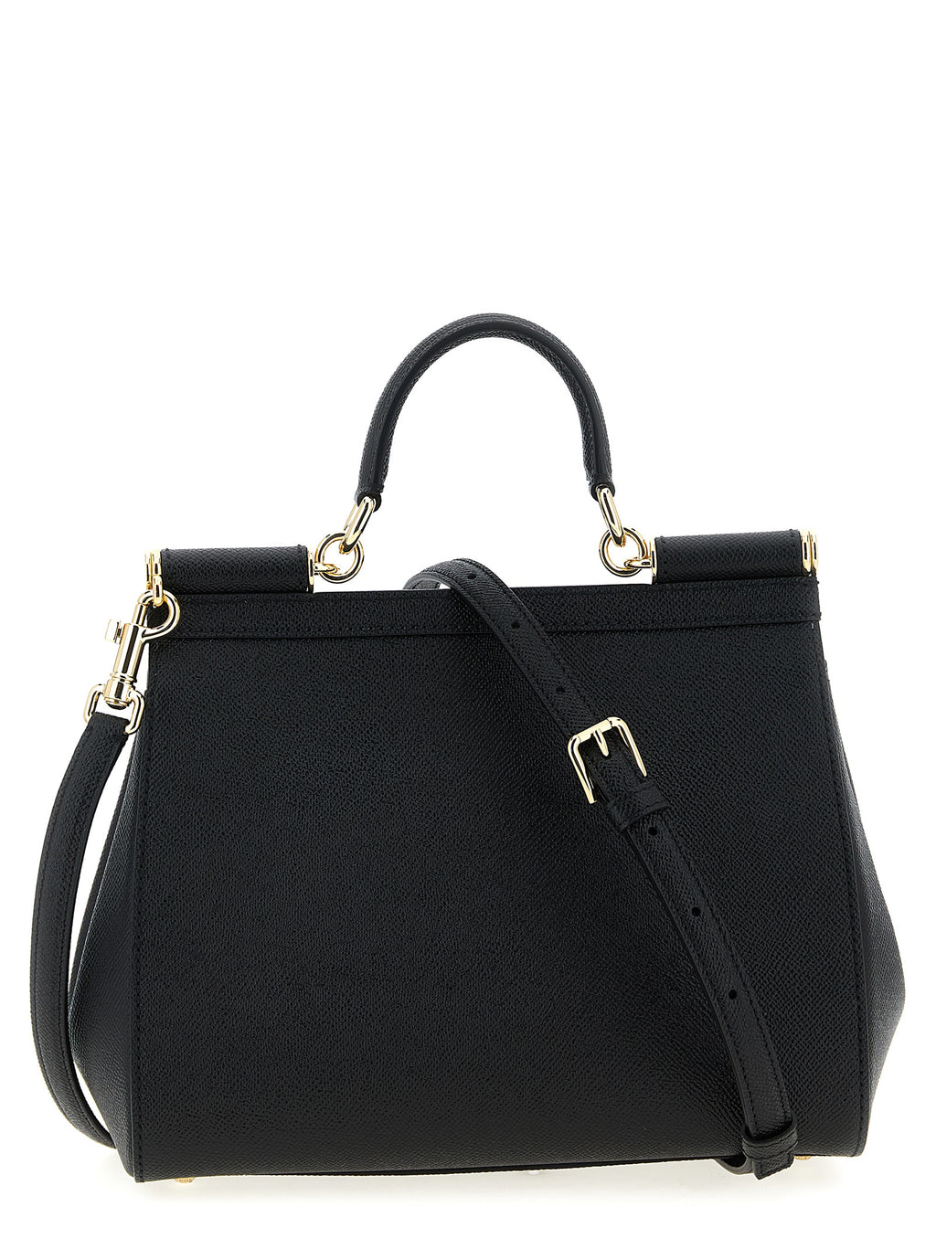 Dolce & Gabbana Black Calfskin Handbag
