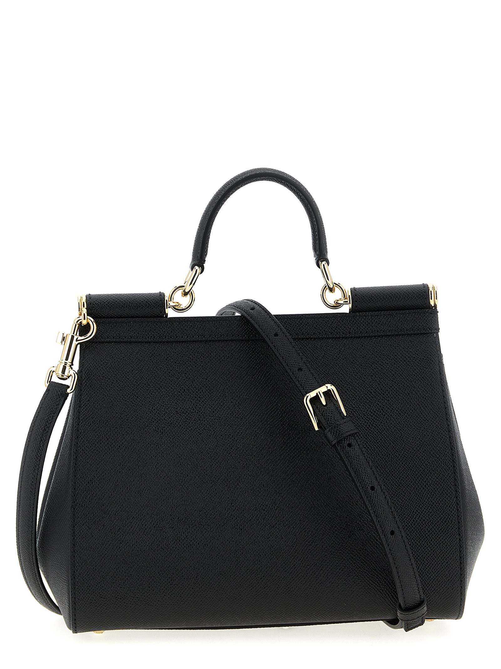 Dolce & Gabbana Black Calfskin Handbag