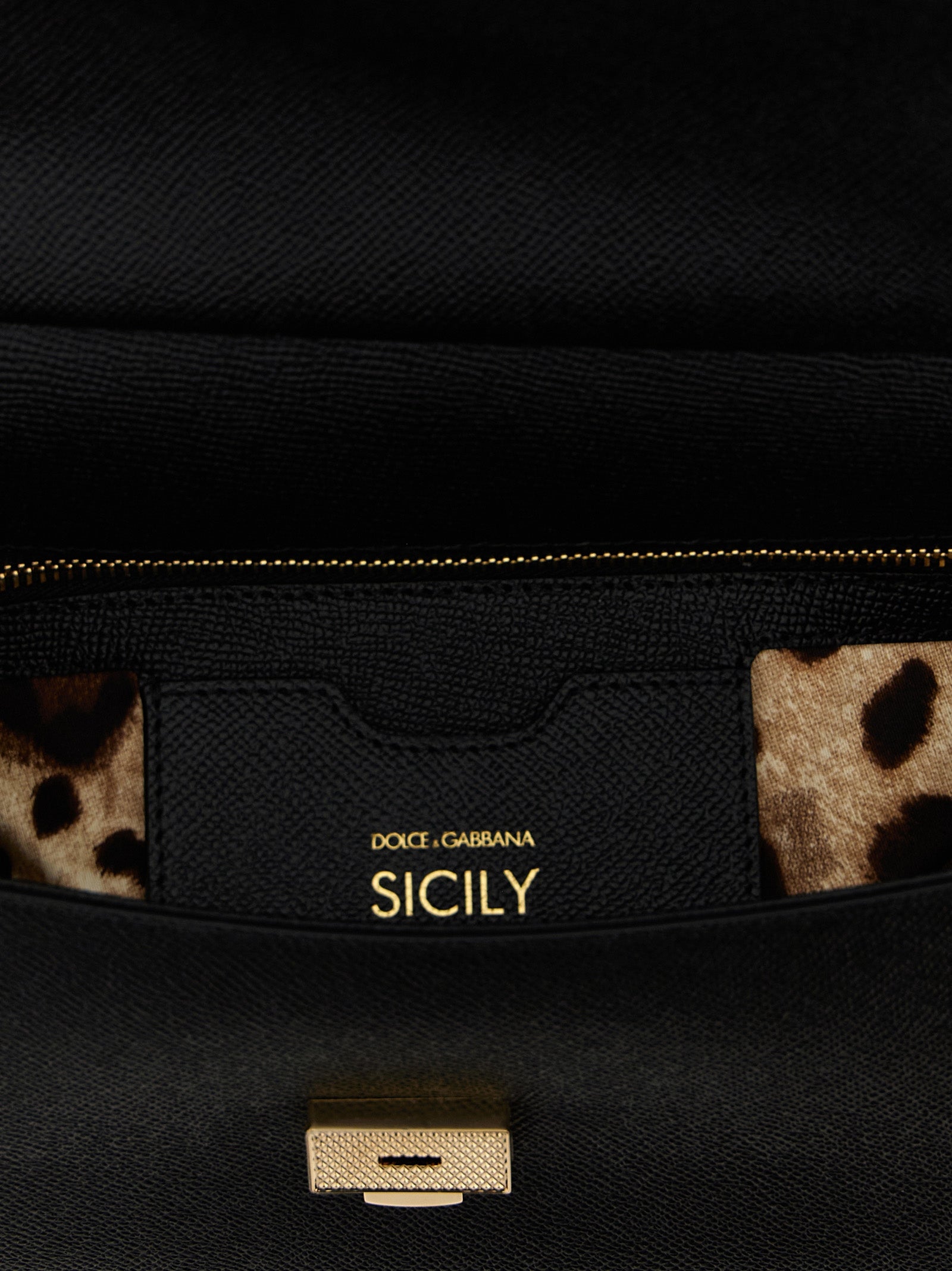 Dolce & Gabbana Black Calfskin Handbag