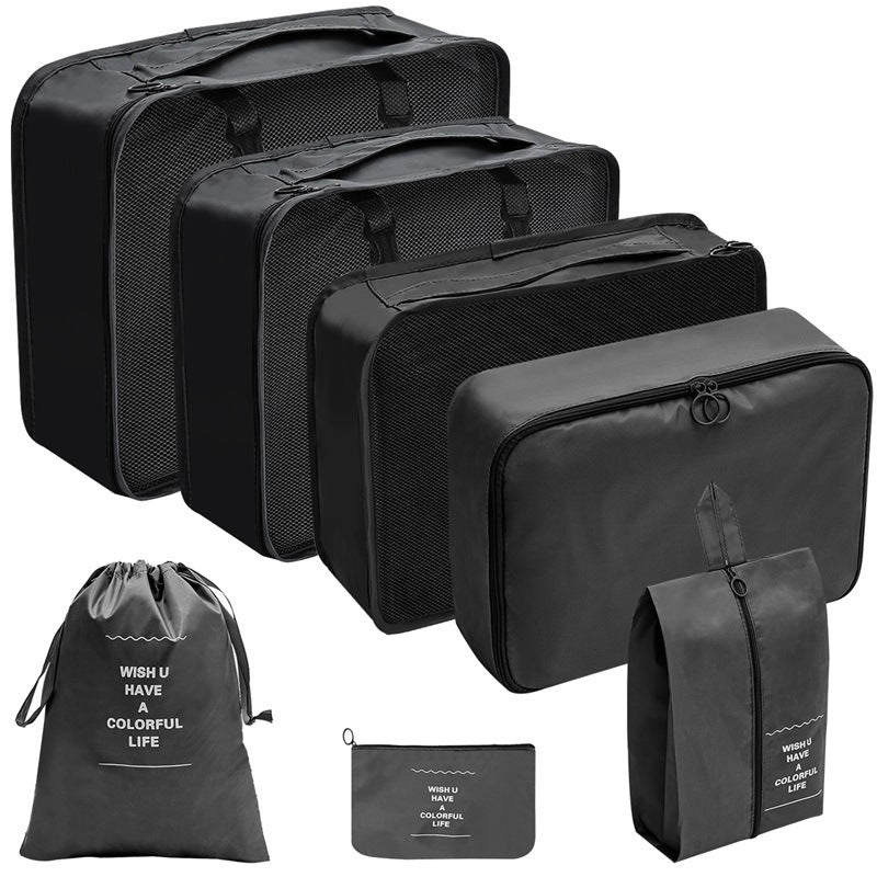 7-Piece Packing Cubes Travel Organizer Set