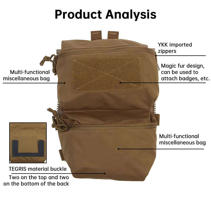 Tactical MOLLE Utility Storage Pouch