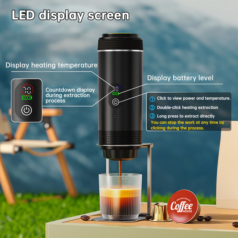 3-in-1 Portable Espresso Machine — Travel
