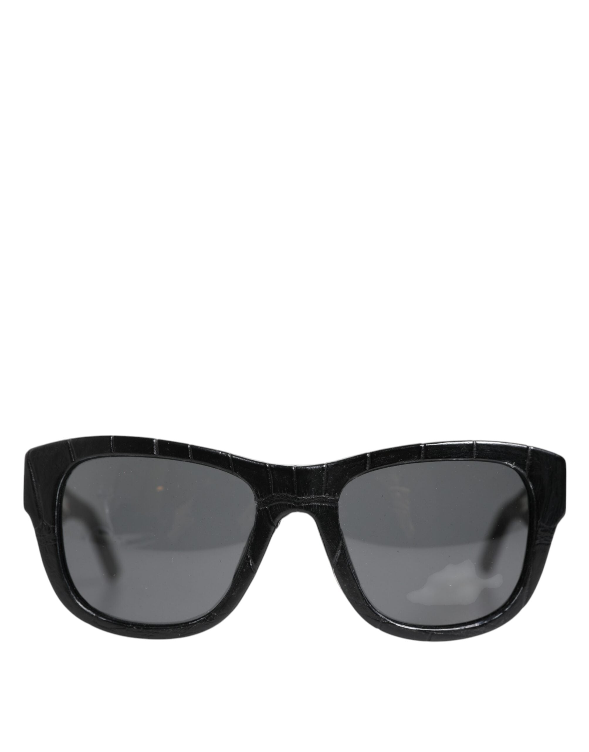 Dolce & Gabbana DG4177 Tinted Lens Sunglasses — Black Leather