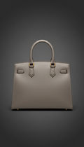 Pewter Top-Handle Satchel