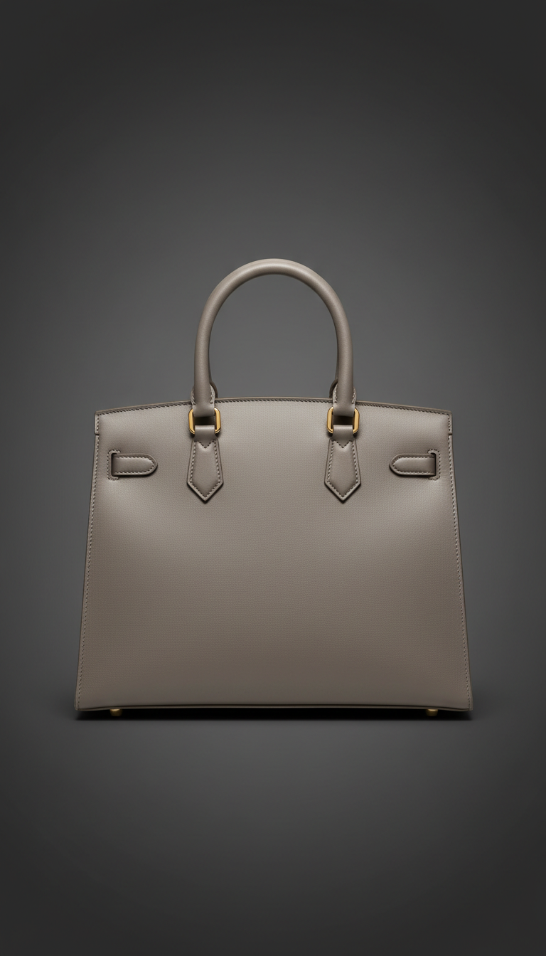 Pewter Top-Handle Satchel