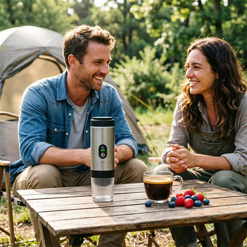 3-in-1 Portable Espresso Machine — Travel