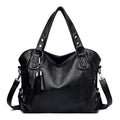 Soft Leather Casual Tote Shoulder Bag — Luxury