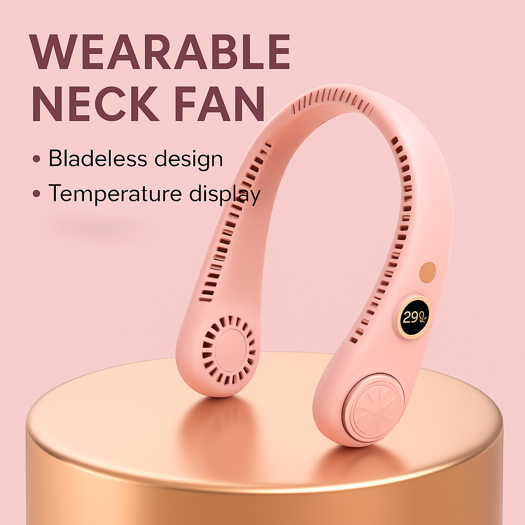 5 SPEED Rechargeable Neck Fan