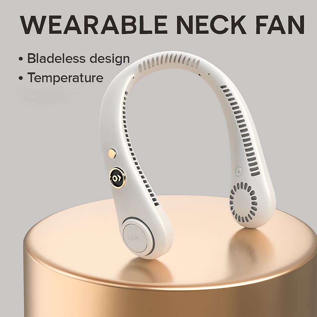 5 SPEED Rechargeable Neck Fan